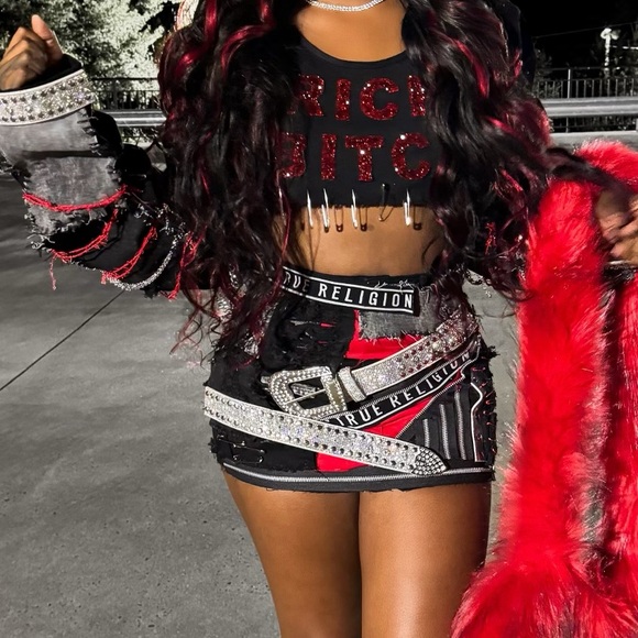 Custom Patchwork Skirt and Jacket - Picture 3 of 3